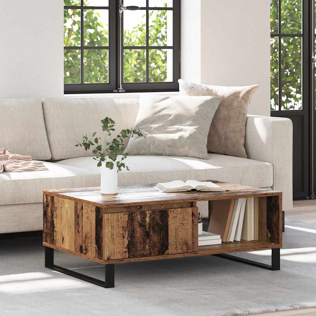 Coffee Table 90X60X35 Cm Engineered Wood