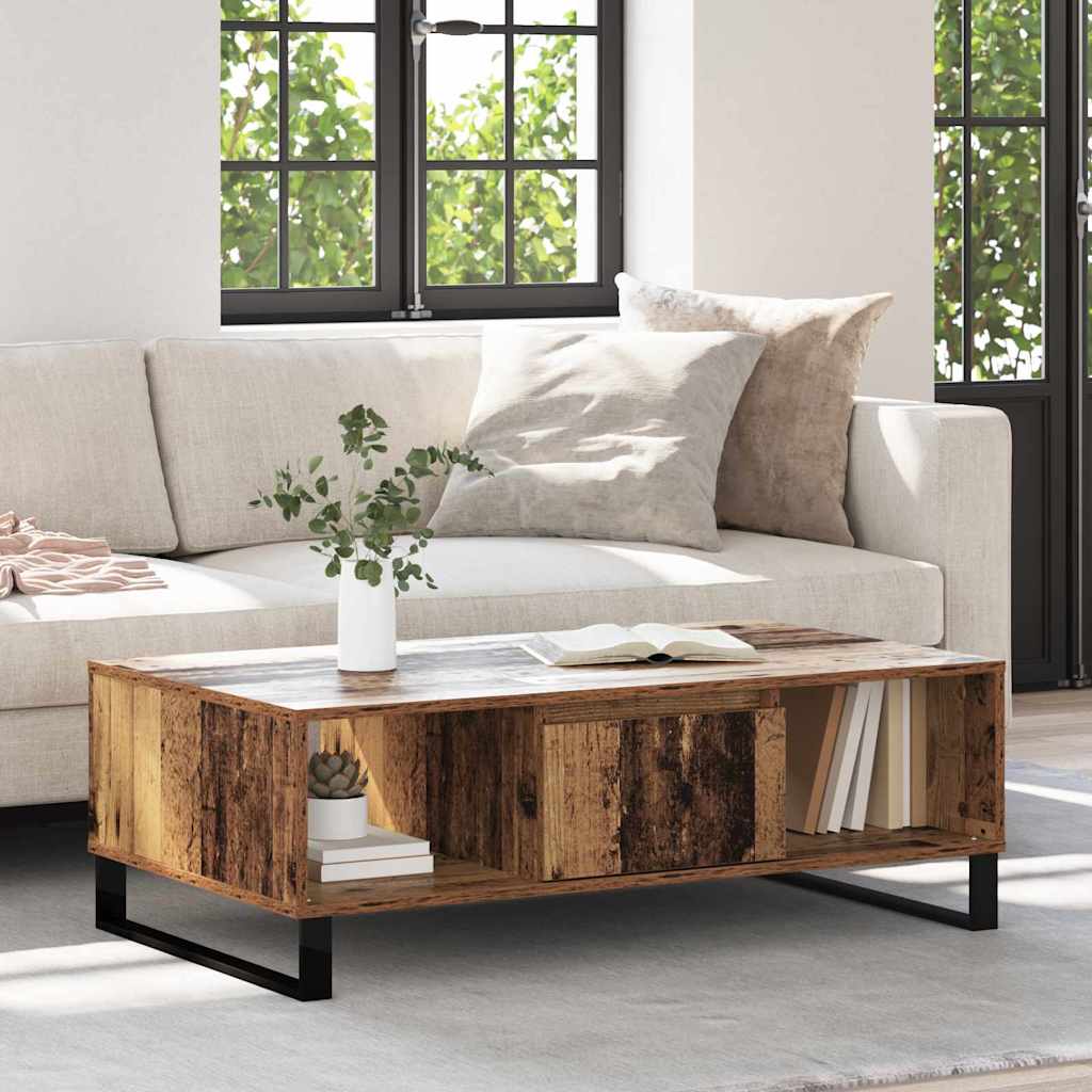Coffee Table 104X60X35 Cm Engineered Wood