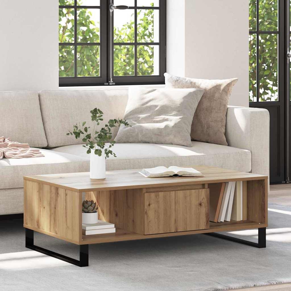 Coffee Table 104X60X35 Cm Engineered Wood