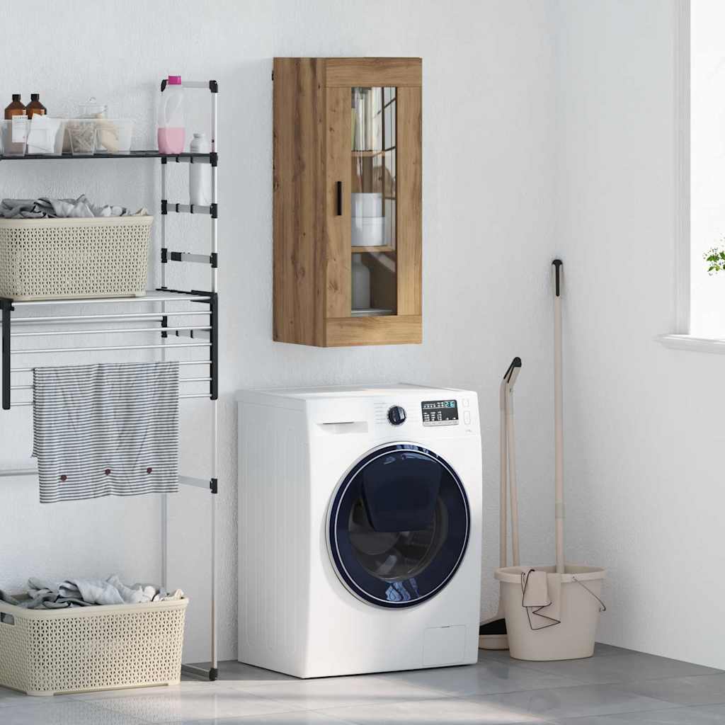 Wall Mounted Cabinet 34.5X34X90 Cm
