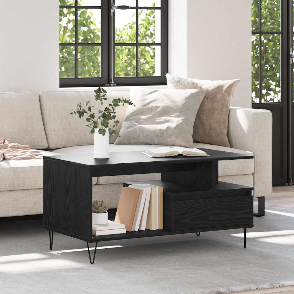 Coffee Table 90X49X45 Cm Engineered Wood