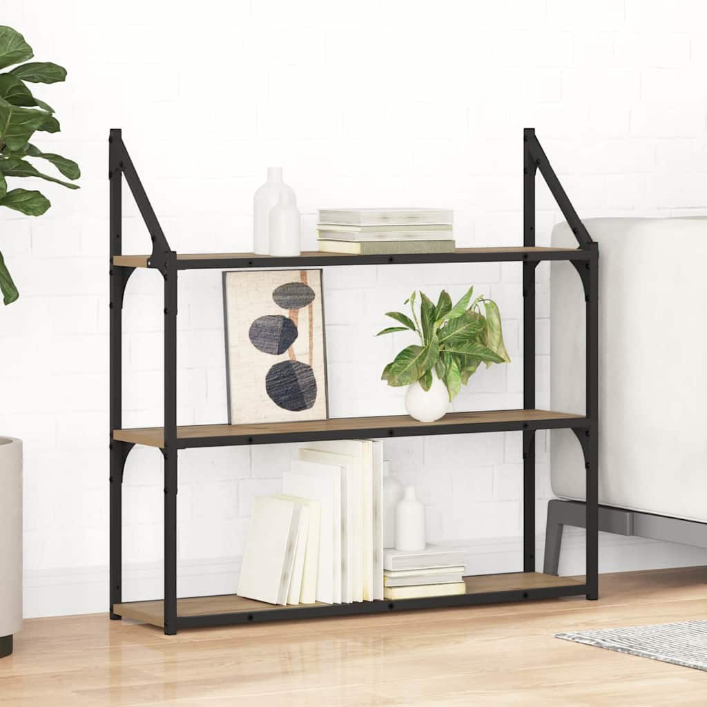 2-Tier Wall Shelf Engineered Wood
