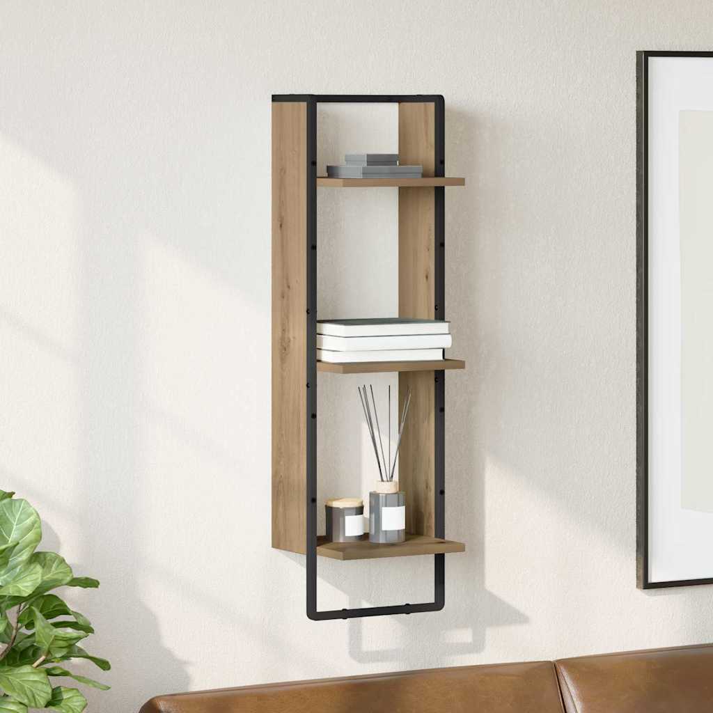 3-Tier Wall Shelf Engineered Wood