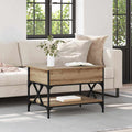 Coffee Table 100X50X50 Cm Engineered Wood And Metal