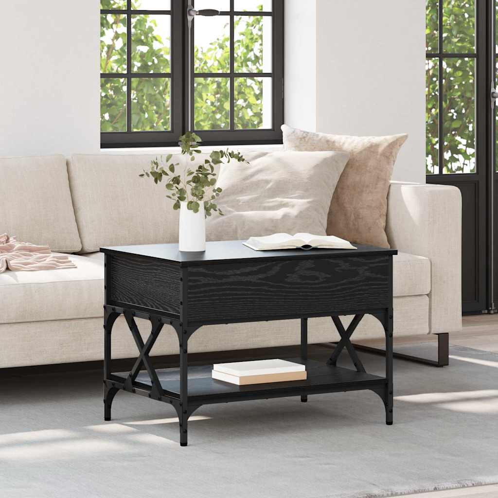 Coffee Table 100X50X50 Cm Engineered Wood And Metal
