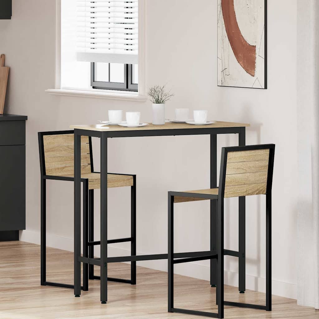 Table Engineered Wood And Steel