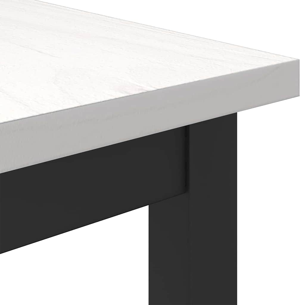 Table 100 X 50 X 77 Cm Engineered Wood And Steel