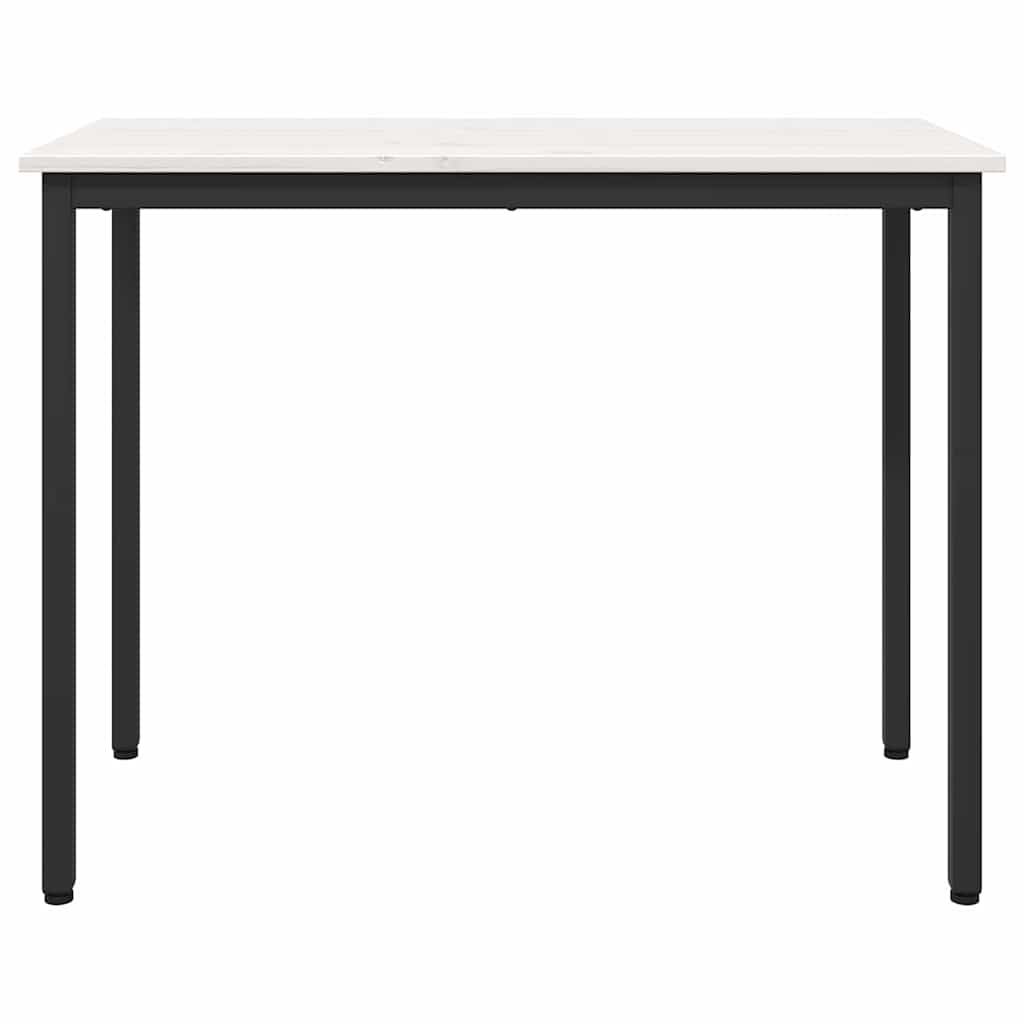 Table 100 X 50 X 77 Cm Engineered Wood And Steel