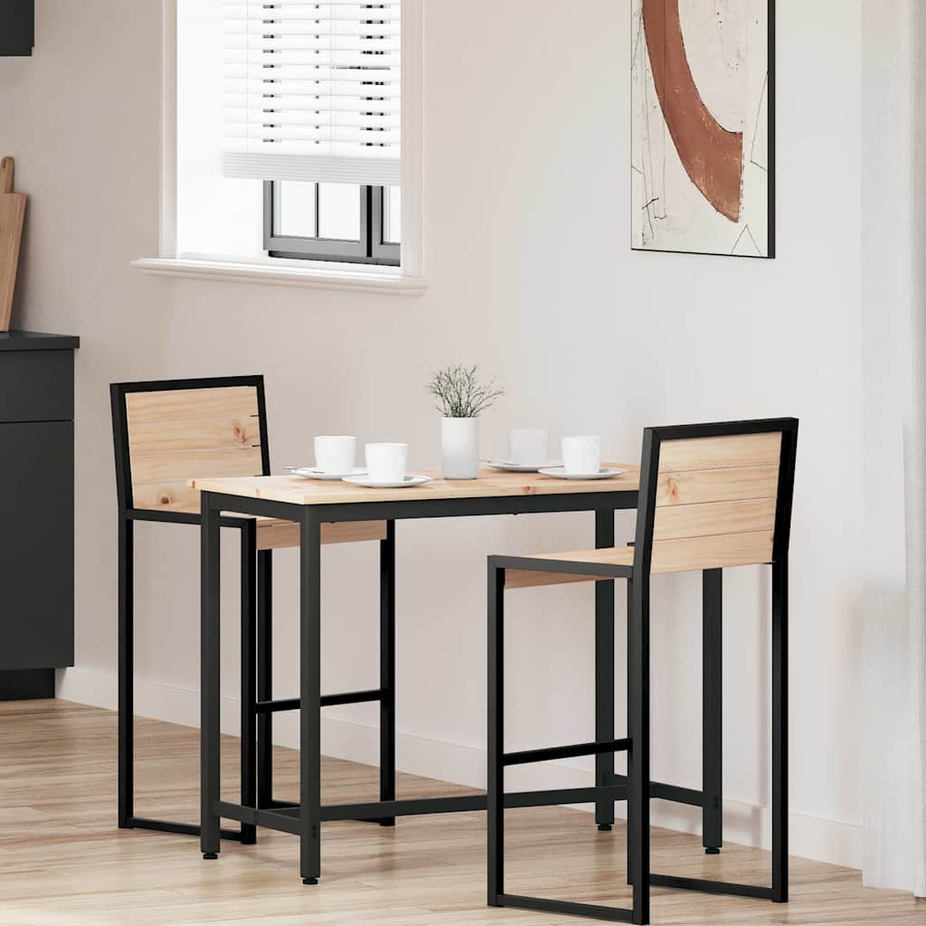 Table 100 X 50 X 77 Cm Engineered Wood And Steel