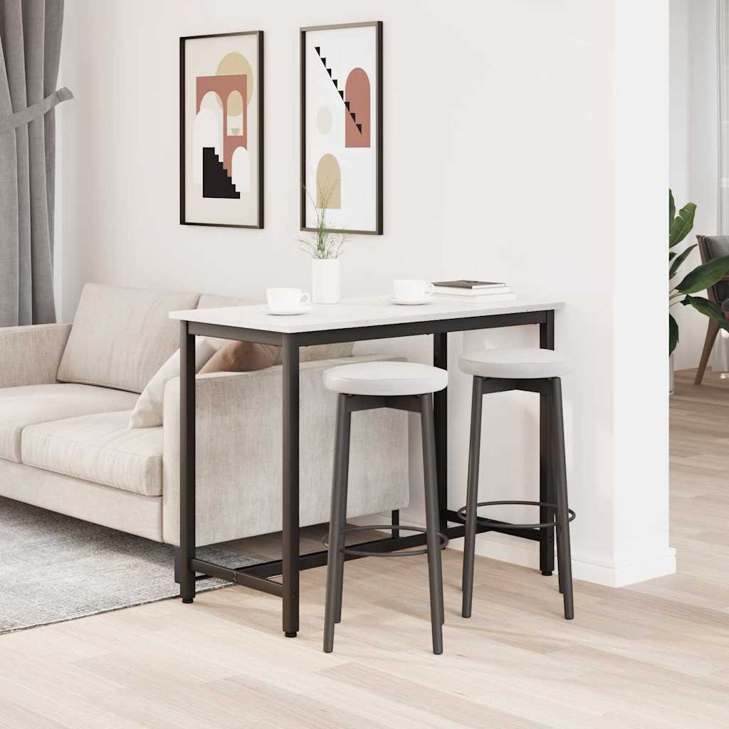 Table 100 X 50 X 77 Cm Engineered Wood And Steel