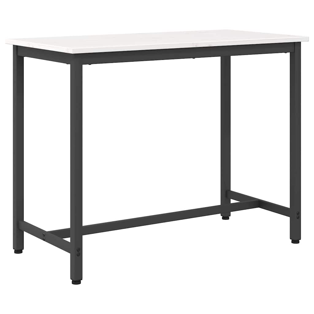 Table 100 X 50 X 77 Cm Engineered Wood And Steel