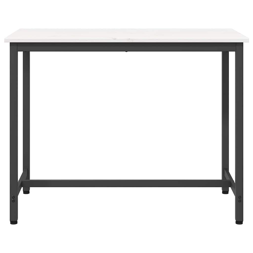 Table 100 X 50 X 77 Cm Engineered Wood And Steel