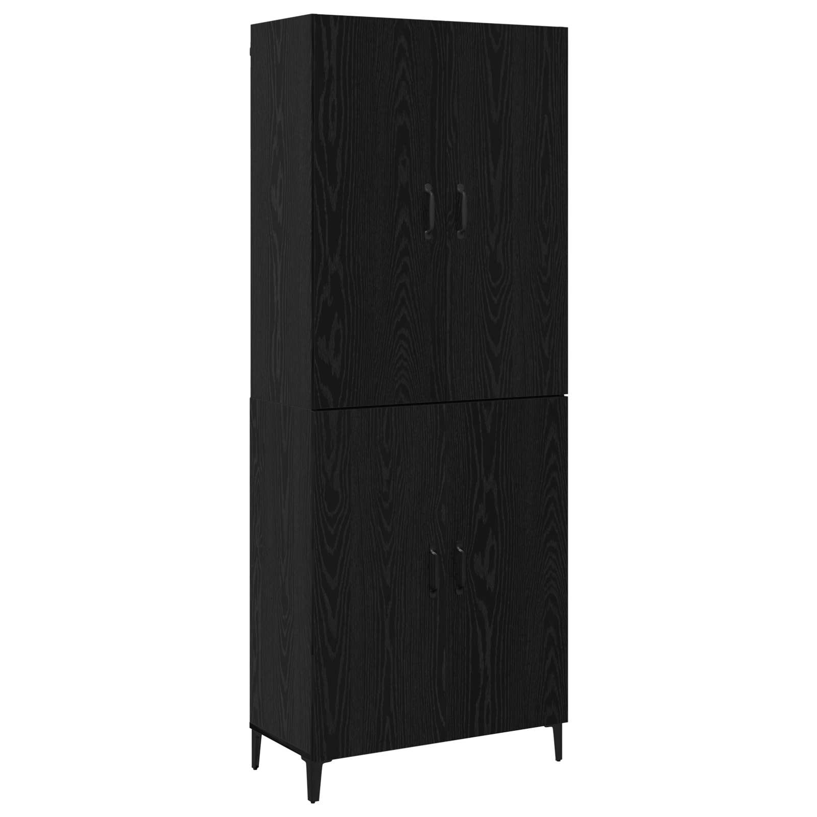 Highboard 2 Pcs Engineered Wood