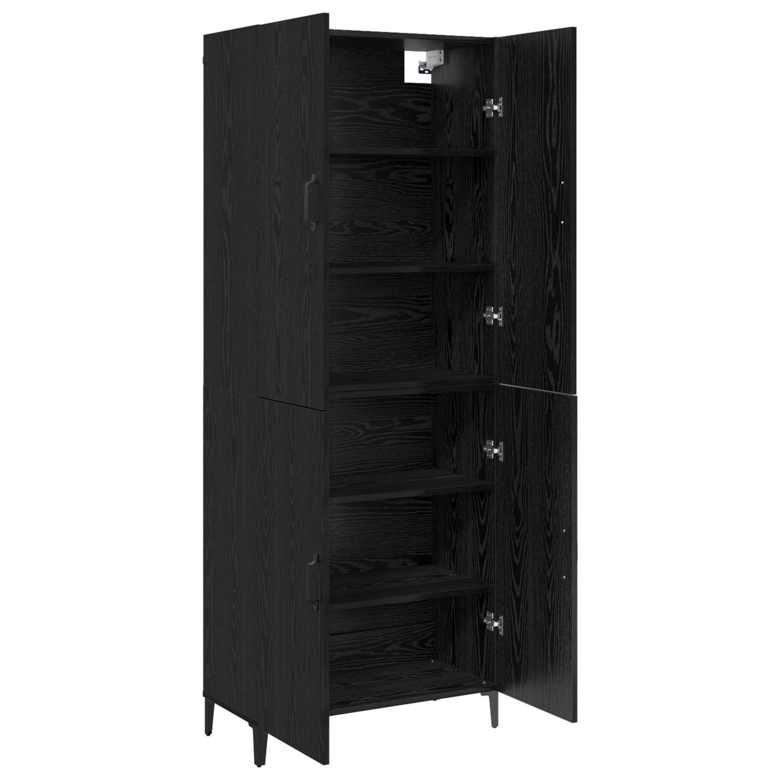 Highboard 2 Pcs Engineered Wood