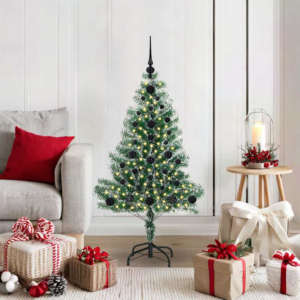 Artificial Christmas Tree Snow Flocked With Led Light