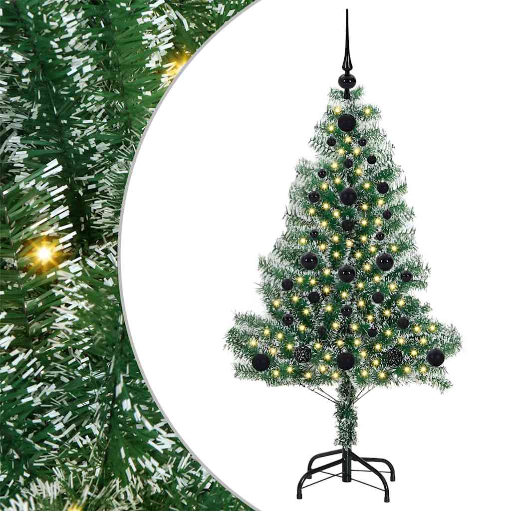Artificial Christmas Tree Snow Flocked With Led Light