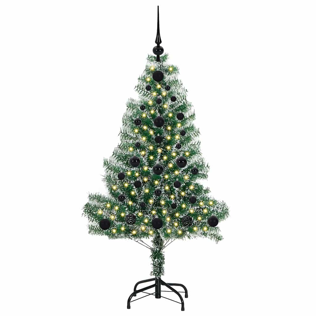 Artificial Christmas Tree Snow Flocked With Led Light