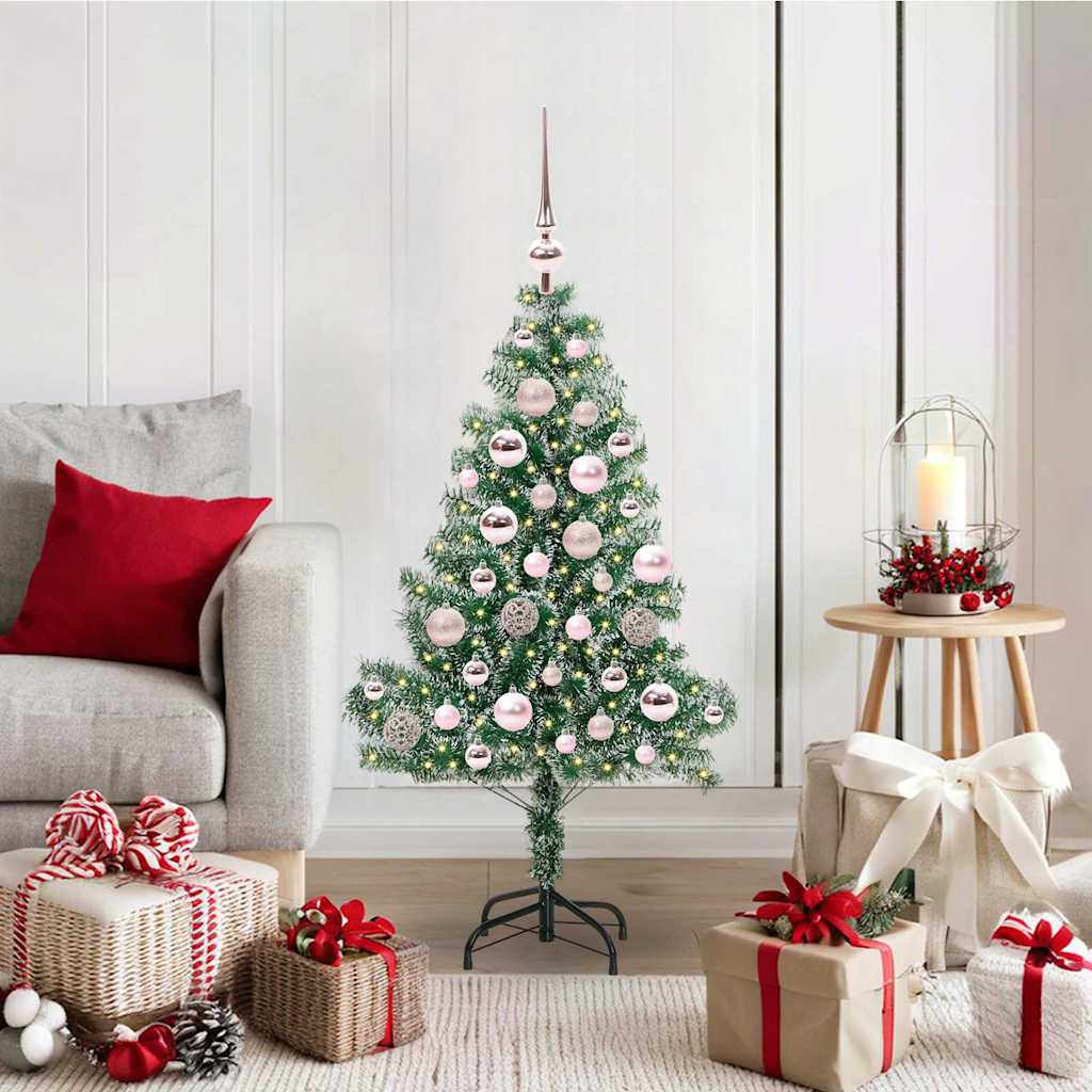 Artificial Christmas Tree Snow Flocked With Led Light
