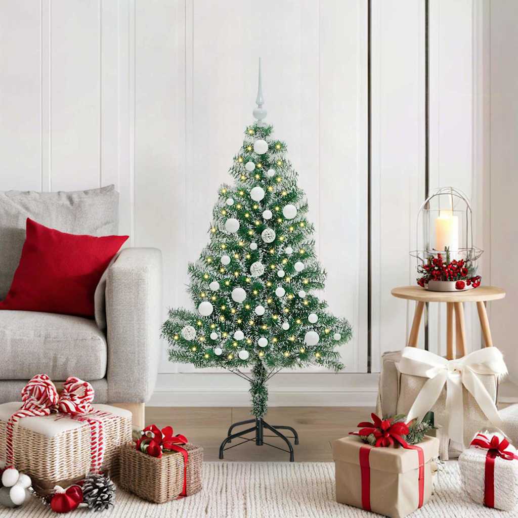 Artificial Christmas Tree Snow Flocked With Led Light