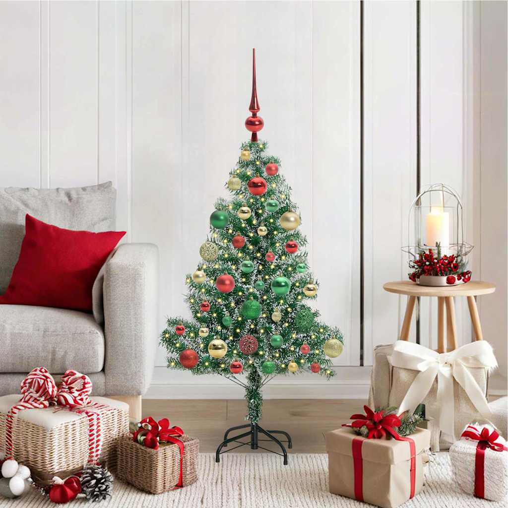 Artificial Christmas Tree Snow Flocked With Led Light