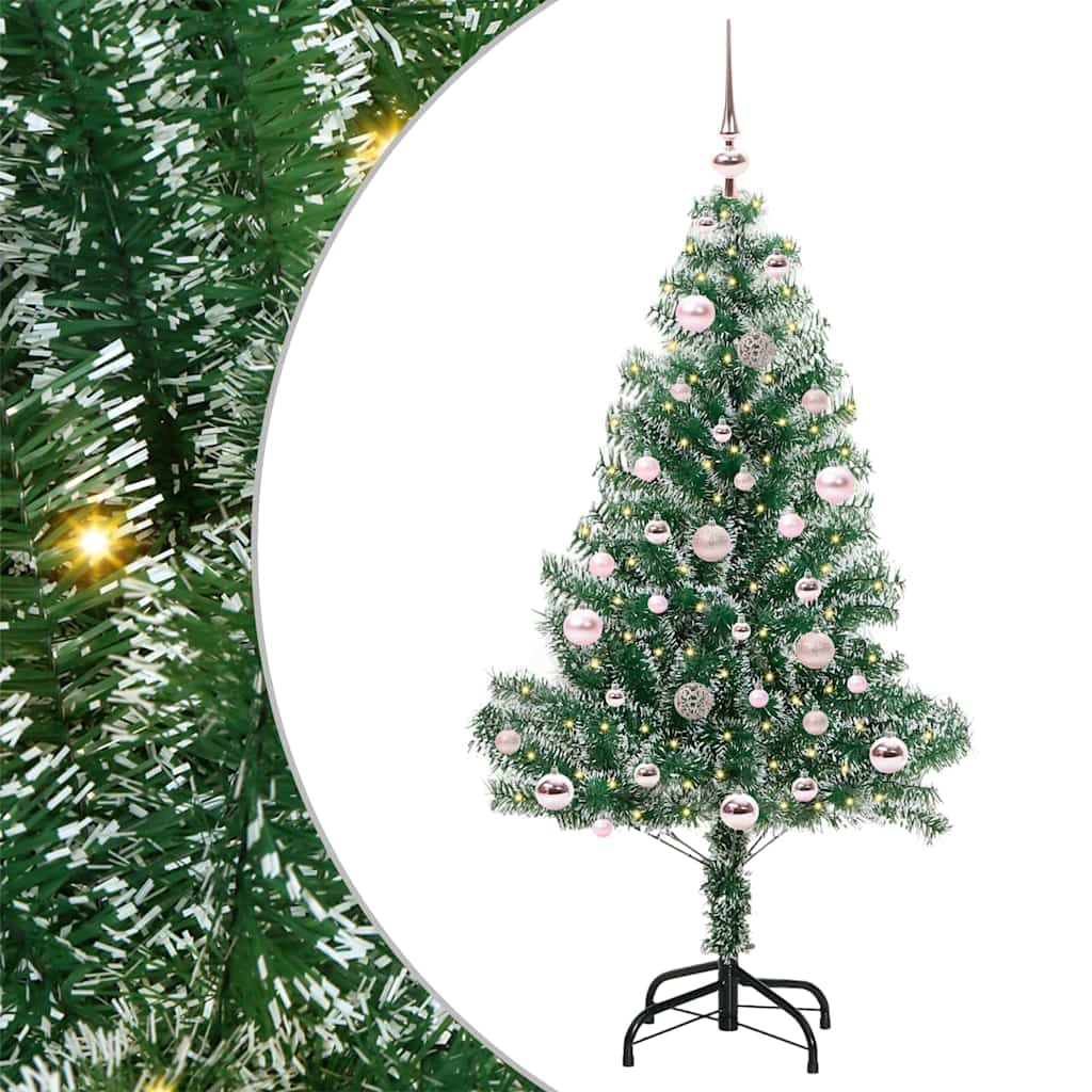 Artificial Christmas Tree Snow Flocked With Led Light