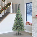 Artificial Christmas Tree Snow Flocked With Led Light