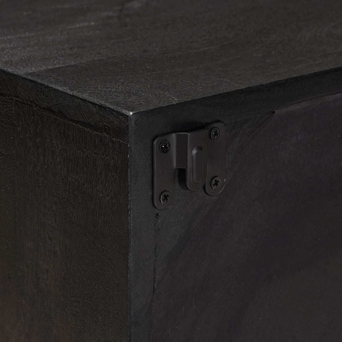 Media Storage Cabinet Black TV 105cm Unit Shelf Entertainment Stand 105 cm
