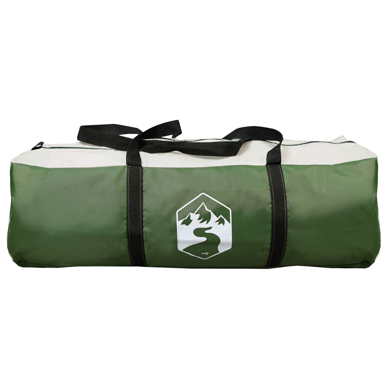 Family Tent Green 18-Person 185T Polyester With Pu Coating