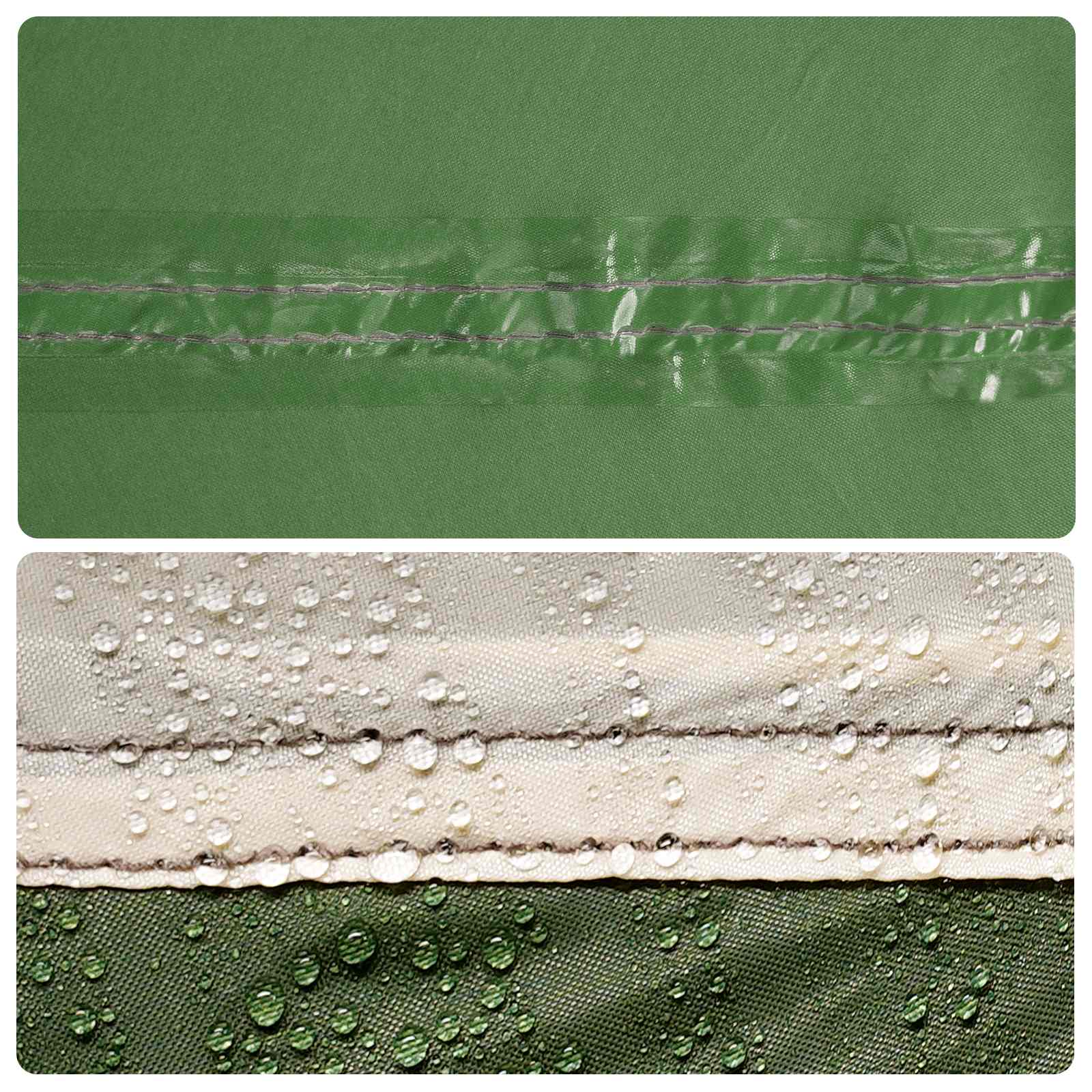 Family Tent Green 18-Person 185T Polyester With Pu Coating