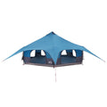 Family Tent Blue 18-Person 185T Polyester With Pu Coating