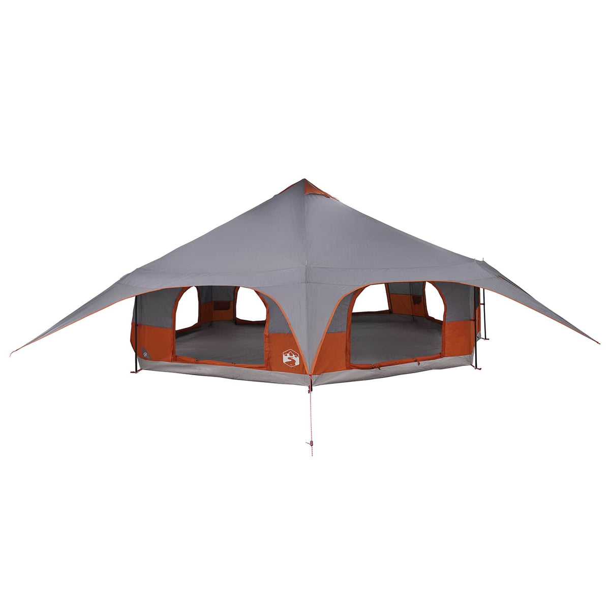 Tents 18 Person Family Camping Tent Waterproof Outdoor Shelter Grey Orange Large