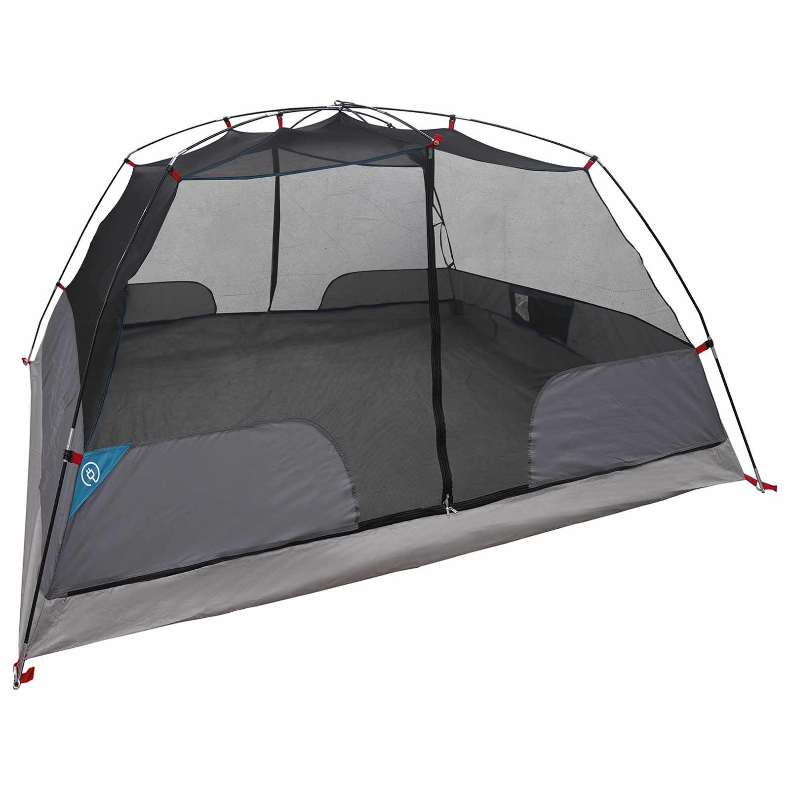 Backpacking Tent Blue 2-Person 185T Polyester With Pu Coating
