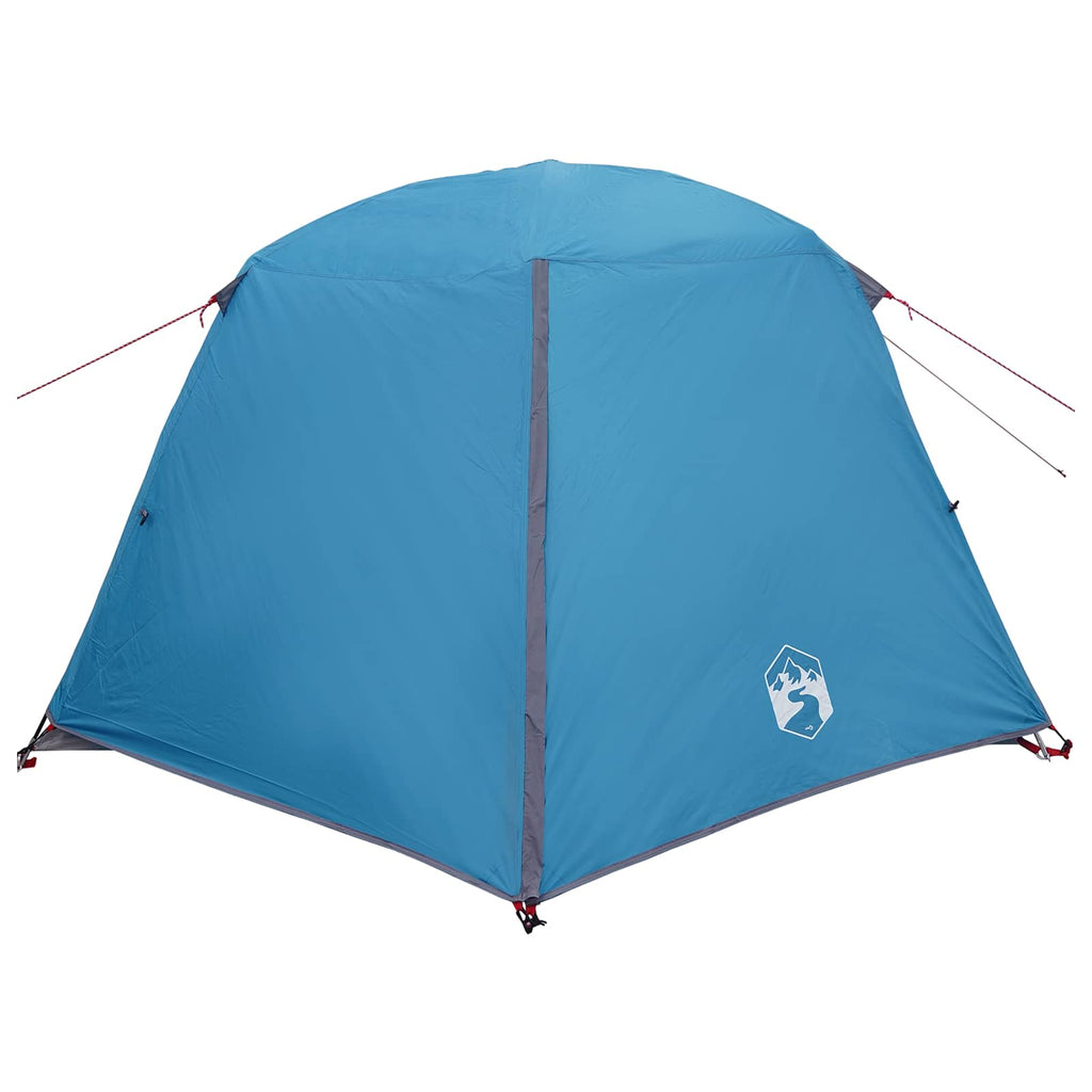 Backpacking Tent Blue 2-Person 185T Polyester With Pu Coating