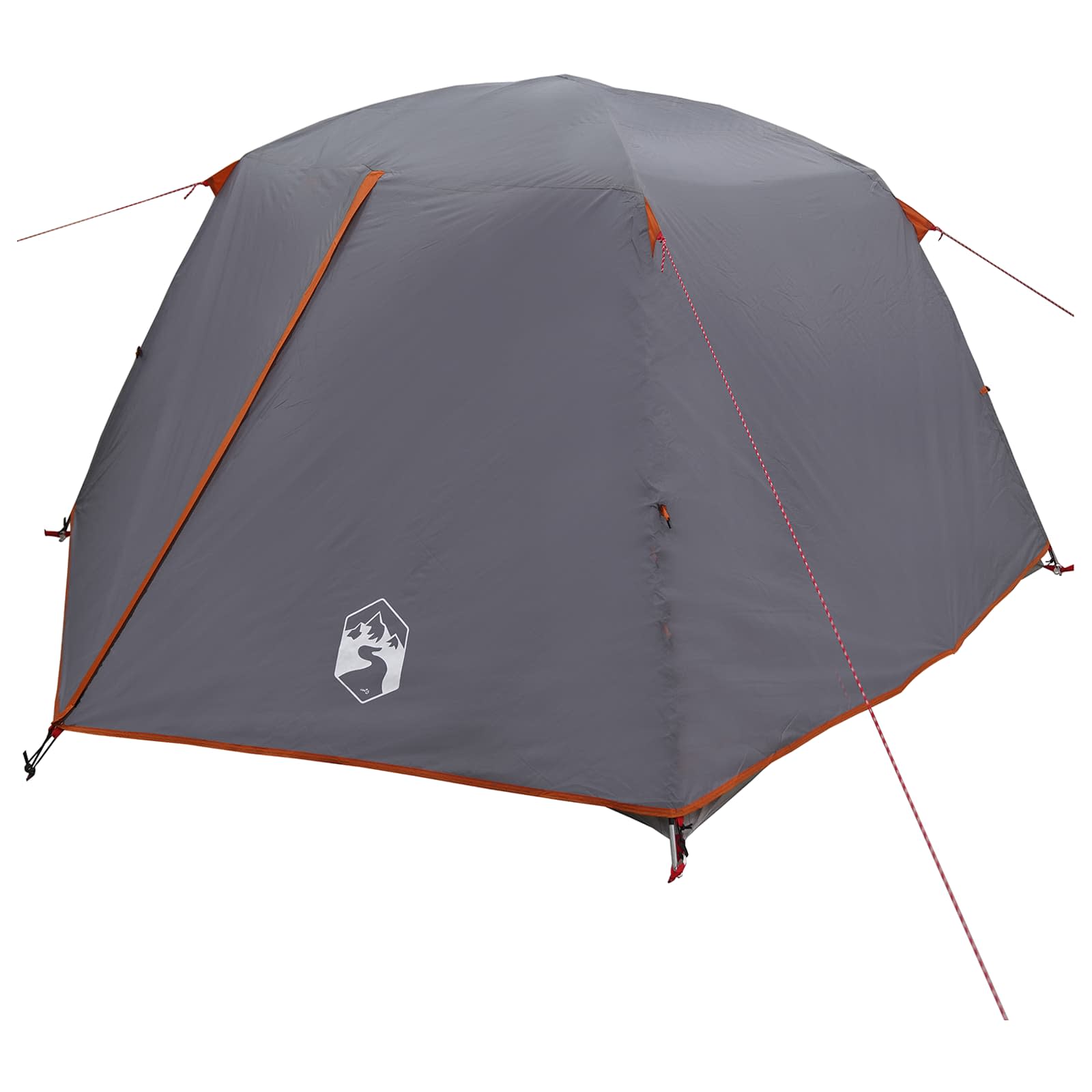 Backpacking Tent Grey And Orange 2-Person