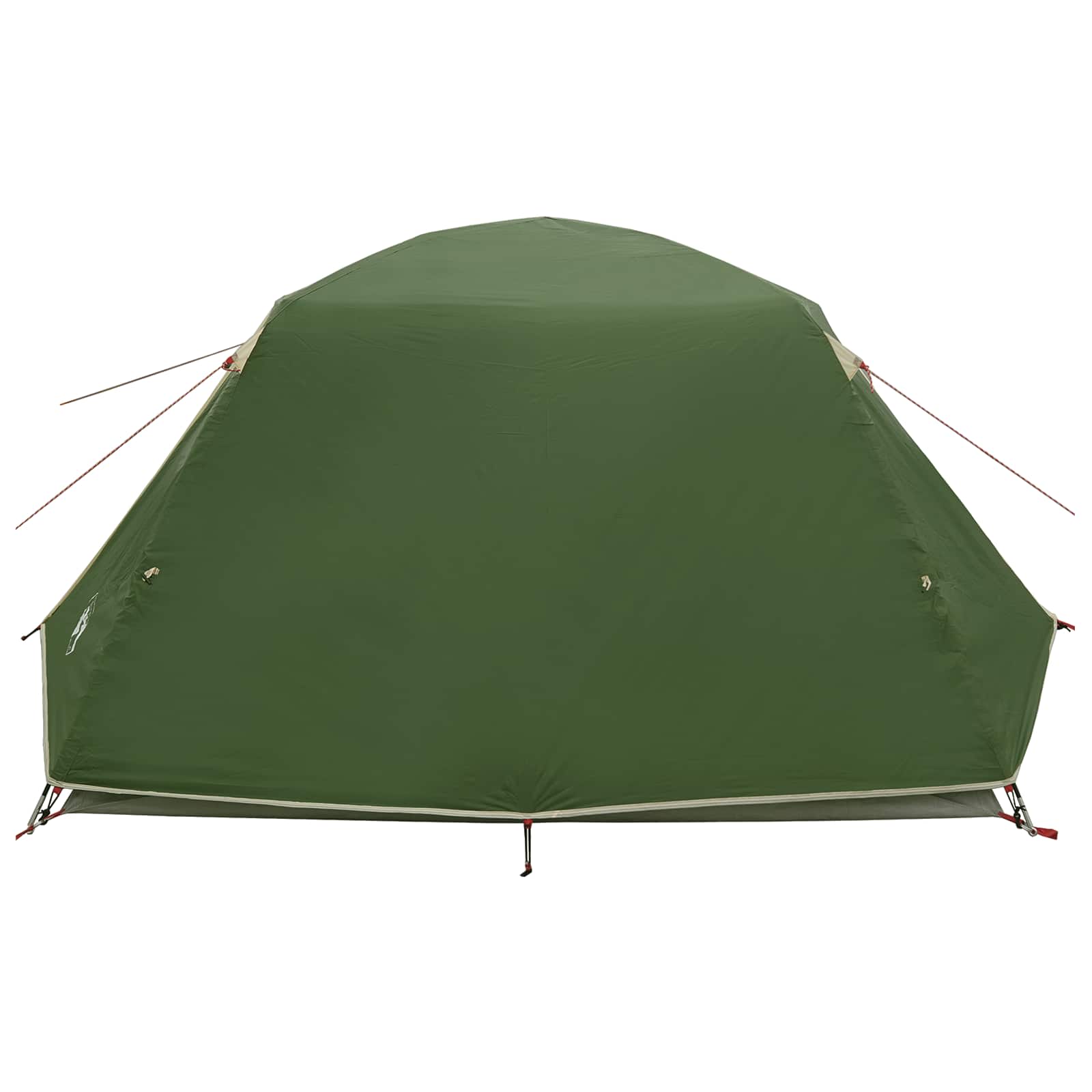 Backpacking Tent Green 4-Person 185T Polyester With Pu Coating