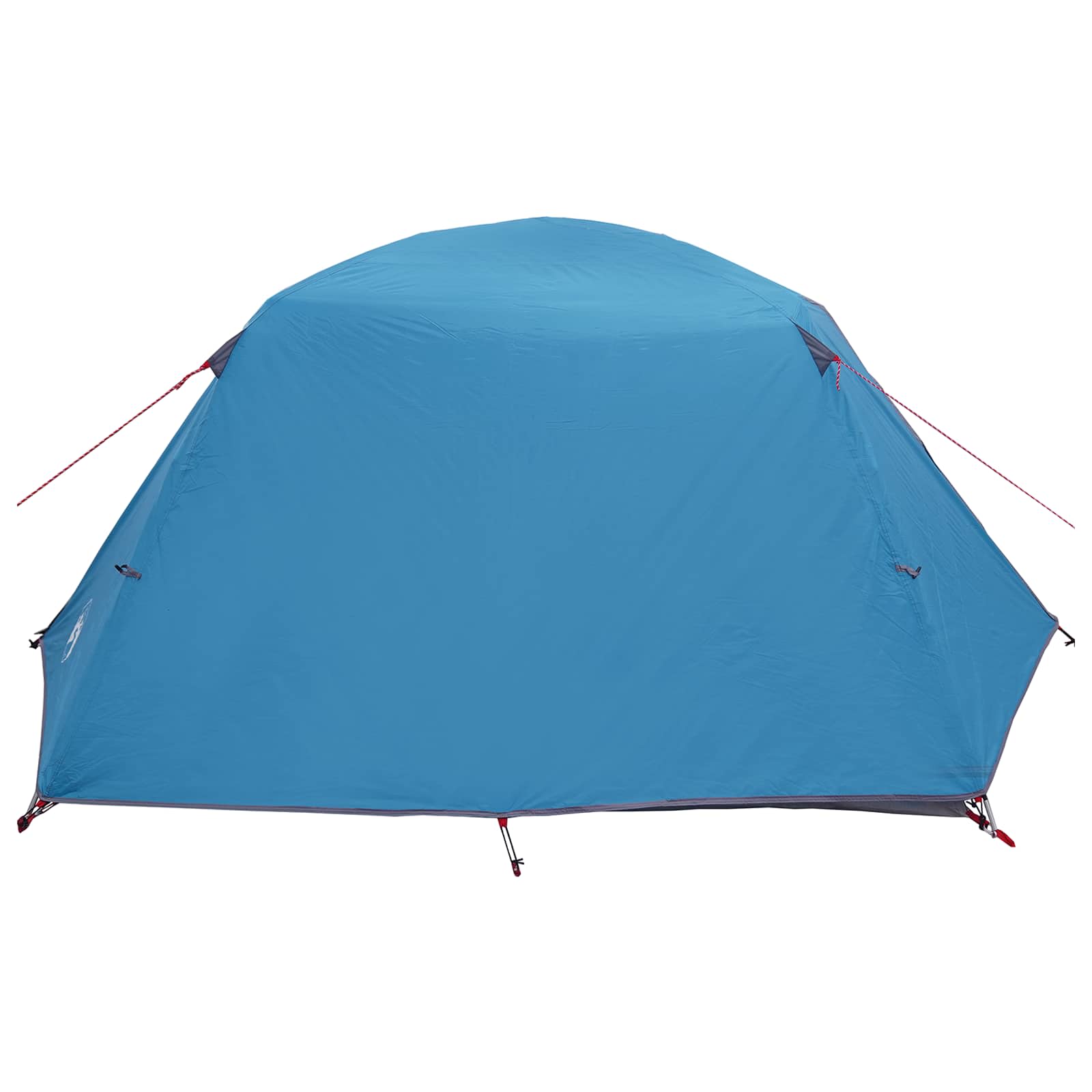 Backpacking Tent Blue 4-Person 185T Polyester With Pu Coating