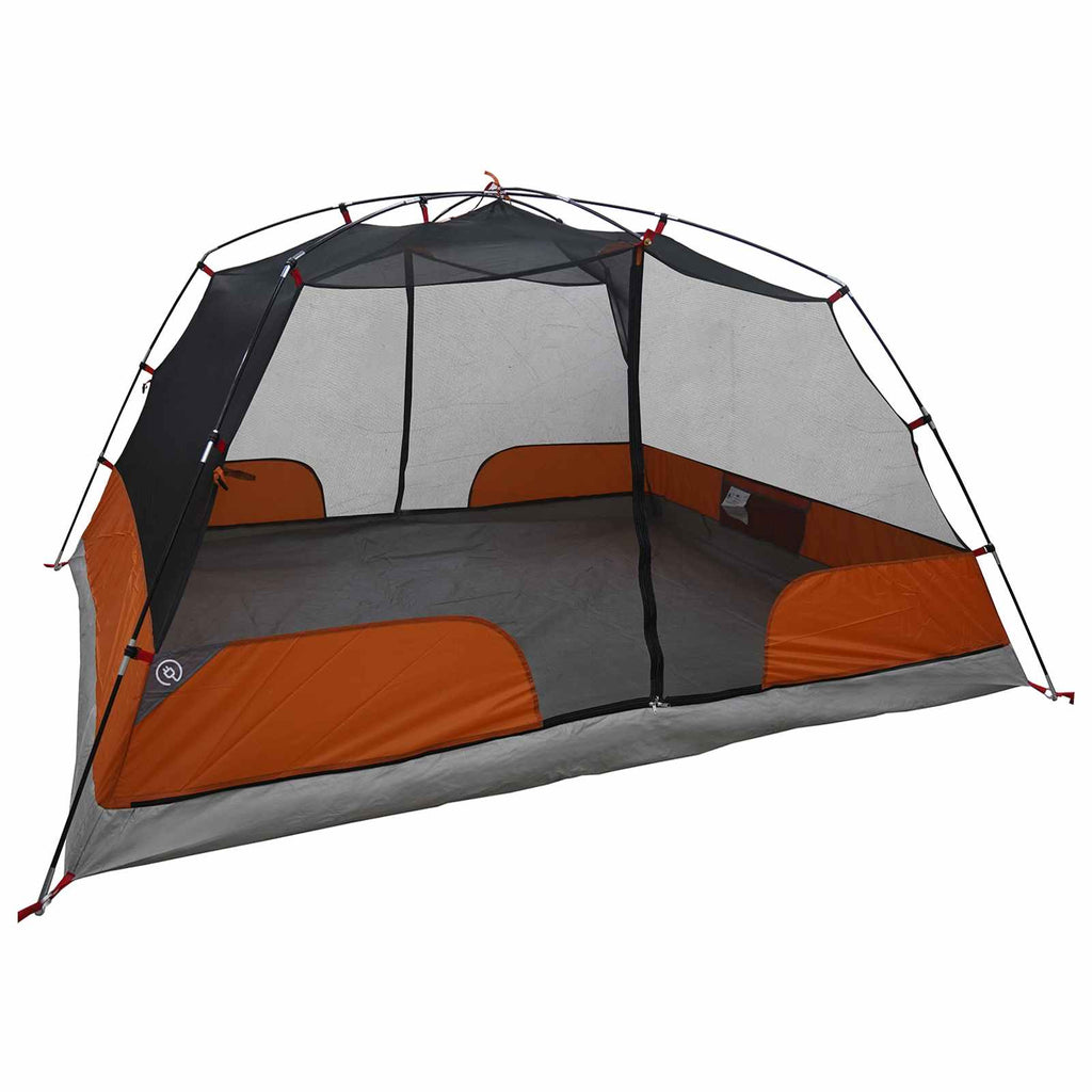 Tents 4 Person Backpacking Tent Waterproof Family Camping Shelter Grey Orange 28
