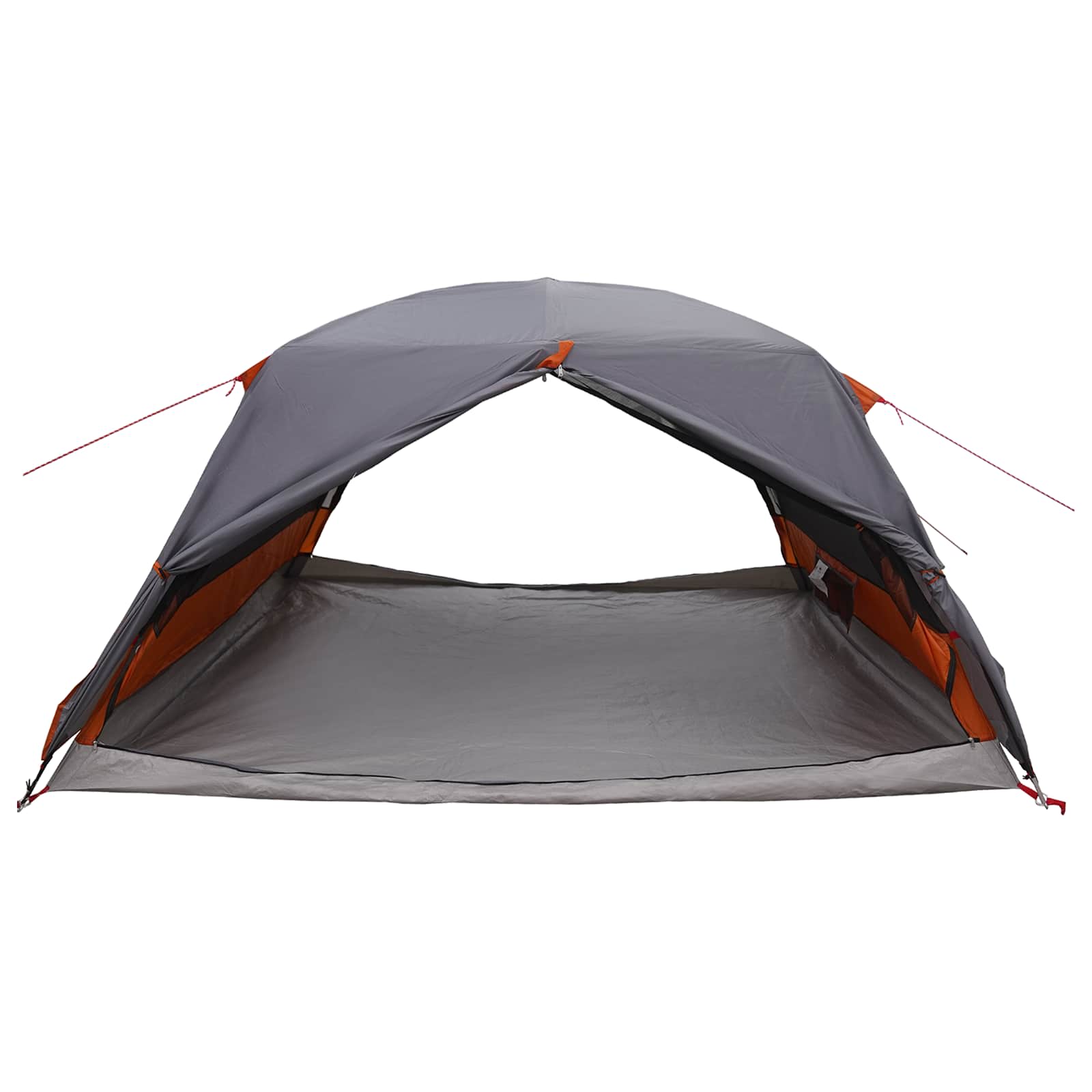 Backpacking Tent Grey And Orange 4-Person