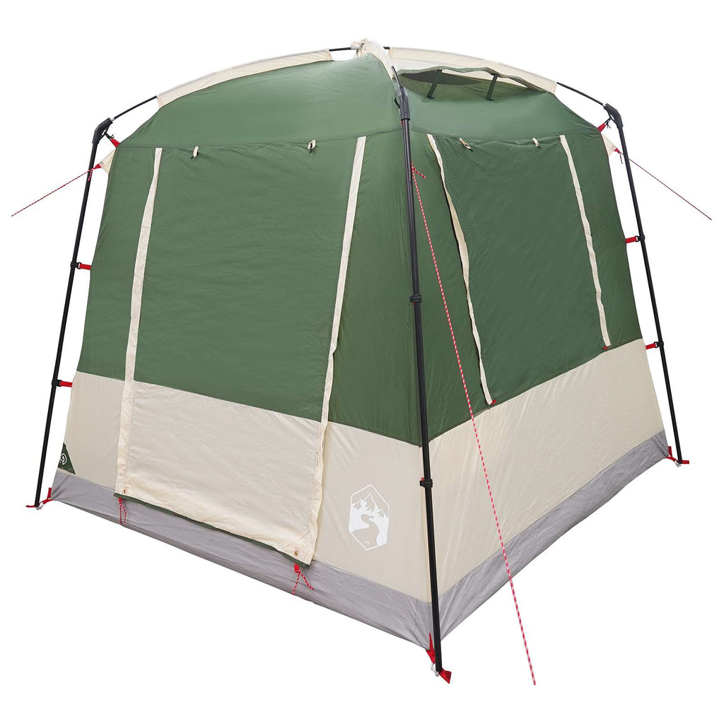 Party Tent Green 4-Person 185T Polyester With Pu Coating