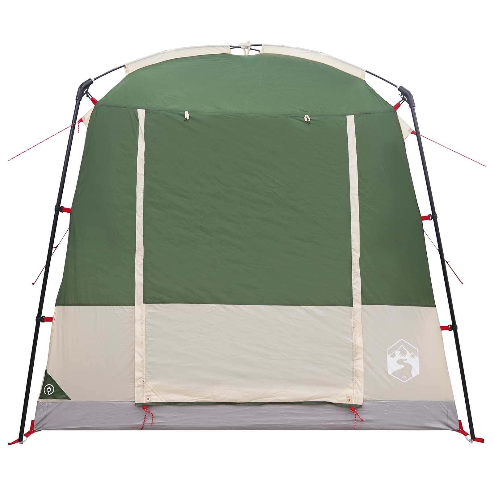 Party Tent Green 4-Person 185T Polyester With Pu Coating
