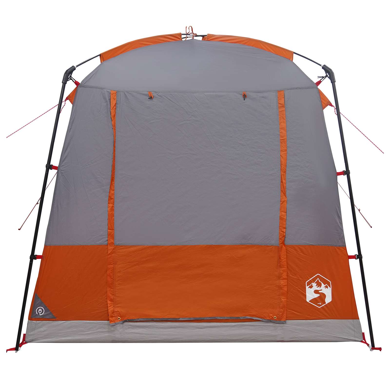 Party Tent Grey And Orange 4-Person