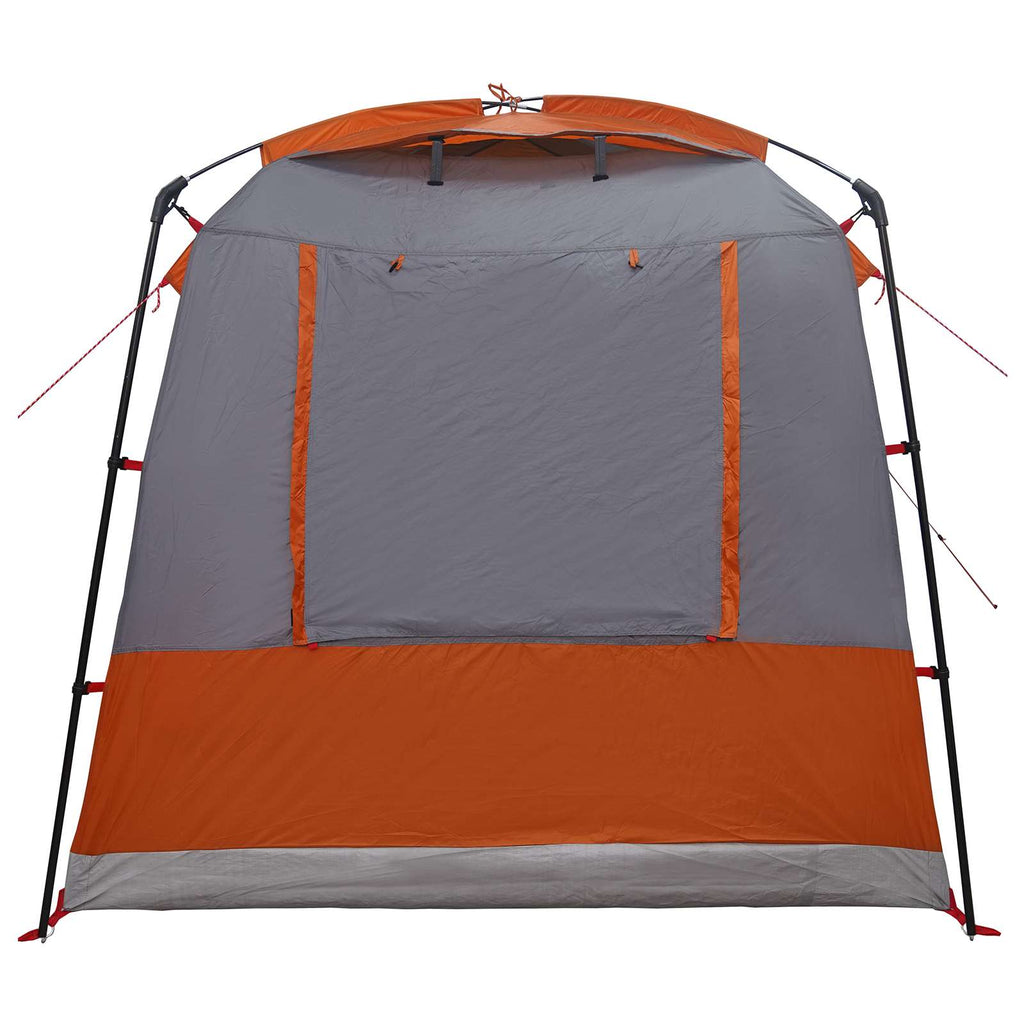 Tents 4 Person Party Tent Waterproof Outdoor Camping Shelter Grey Orange Portabl