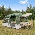 Instant Tent Green 8-Person 185T Polyester With Pu Coating