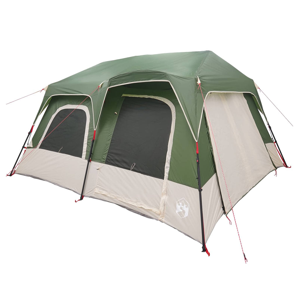 Instant Tent Green 8-Person 185T Polyester With Pu Coating