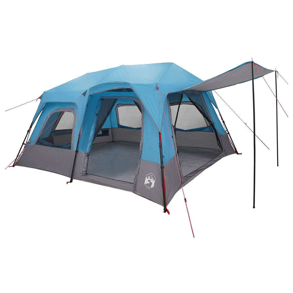 Instant Tent Blue 8-Person 185T Polyester With Pu Coating