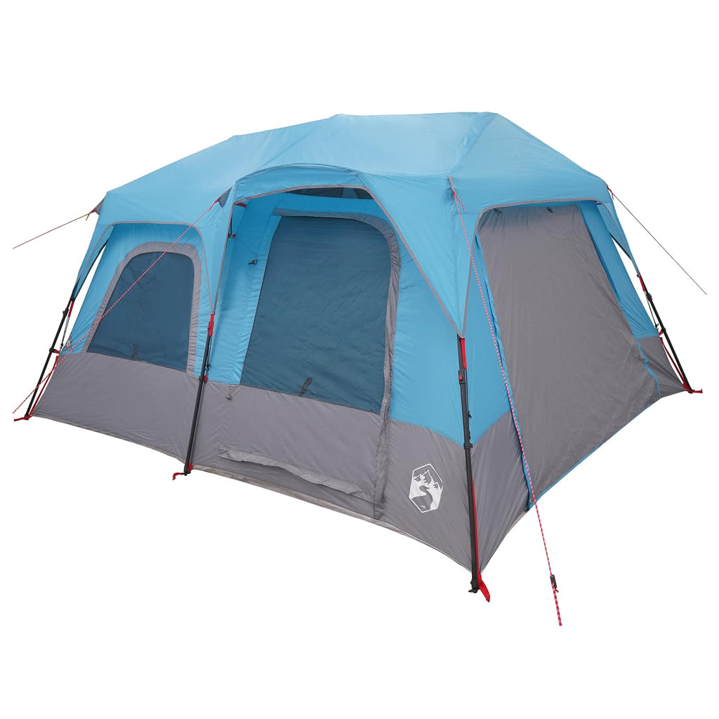 Instant Tent Blue 8-Person 185T Polyester With Pu Coating