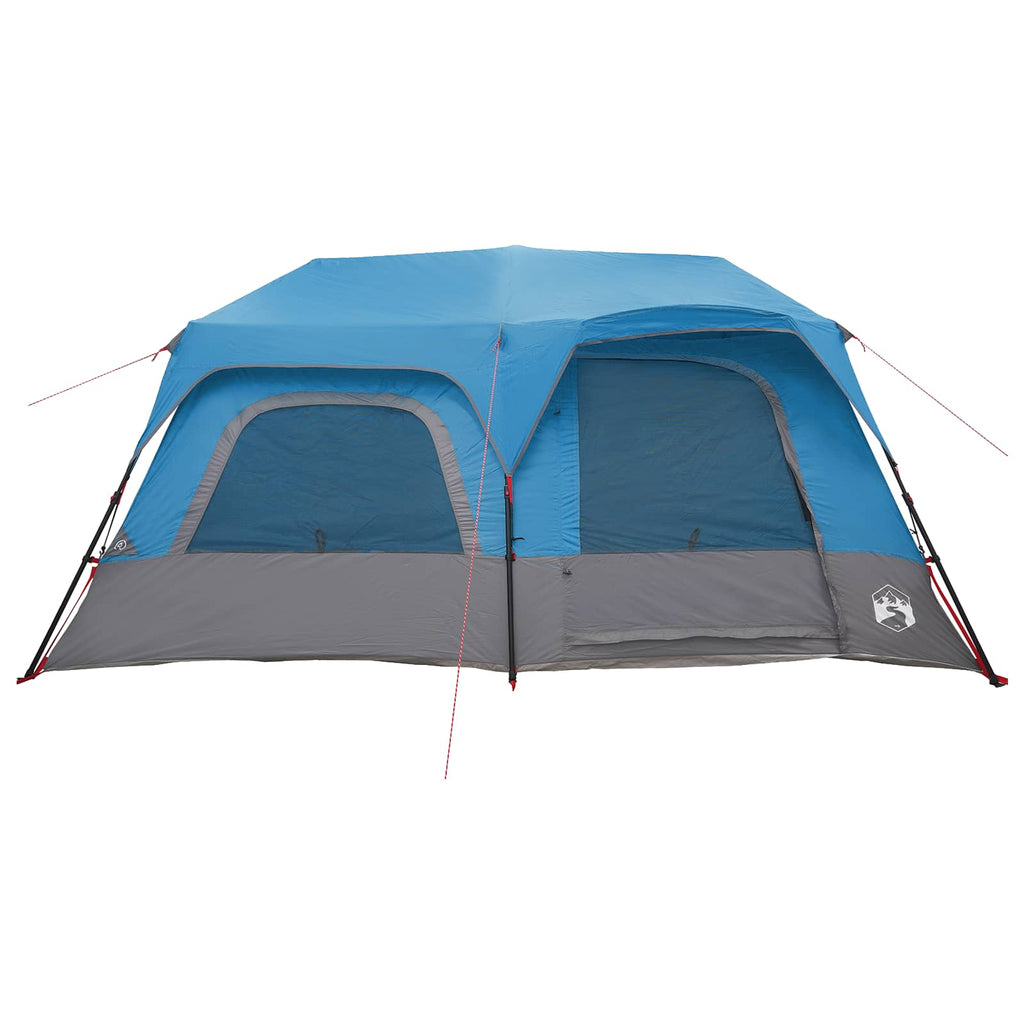 Instant Tent Blue 10-Person 185T Polyester With Pu Coating