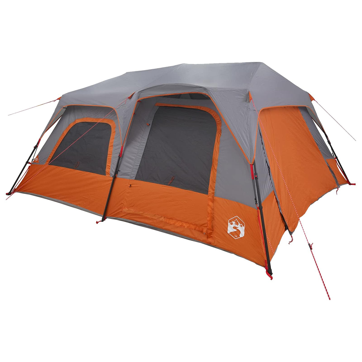Tents 10 Person Instant Tent Waterproof Camping Shelter Grey Orange Pop Up 438 c