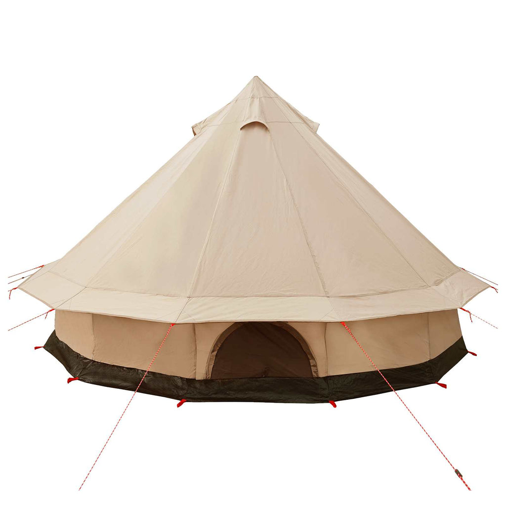 Tents 6 Person Family Camping Tent Waterproof Outdoor Shelter Cream Large 300 cm