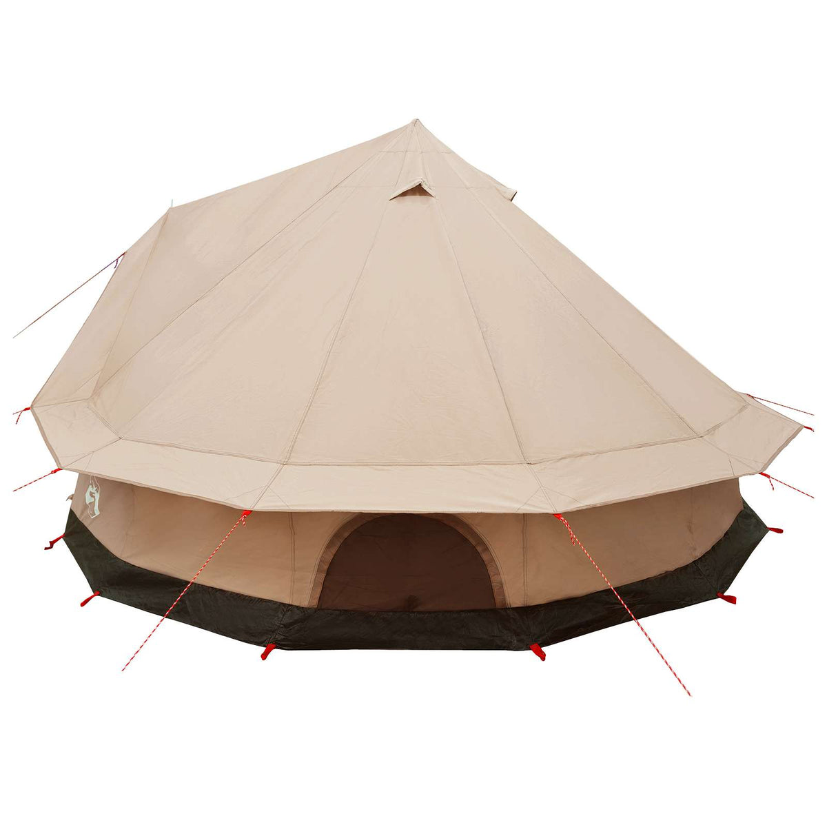 Tents 6 Person Family Camping Tent Waterproof Outdoor Shelter Cream Large 300 cm
